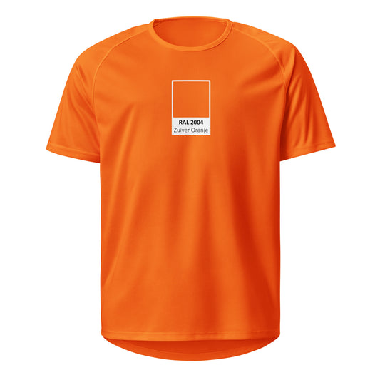 Zuiver Oranje | RAL 2004 | T-shirt | Voor de Schilders met een Oranje Hart!